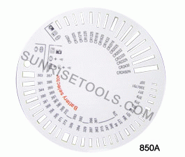 Battery selecting chart 