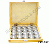 Aluminium Boxes in Wooden Box  